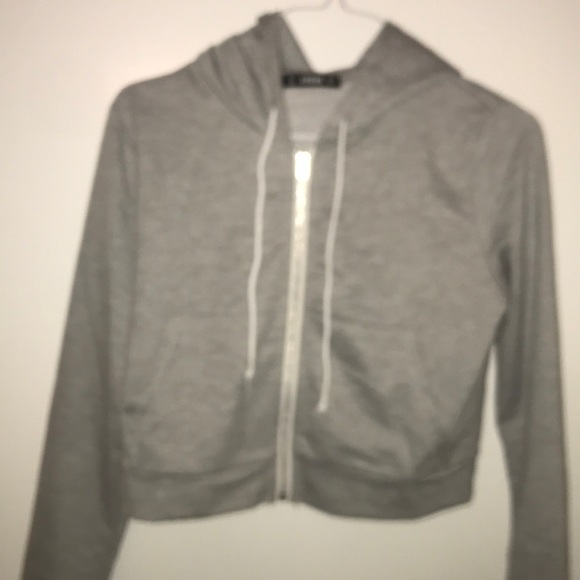 grey cropped sweater - Picture 1 of 3